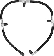 Engine Injector Fuel Return Pipe Oil Line Rubber Tube Replacement for Fuso 4M50 53cm Length