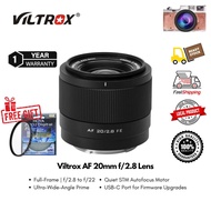 Viltrox AF 20mm f/2.8 Lens Full-Frame | f/2.8 to f/22 ( 1 Year Warranty )