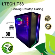 CPU CASING LTECH T-38 PPC CASE Desktop Tower Casing PC CPU AC T 38 Desktop Casing Chassis T38