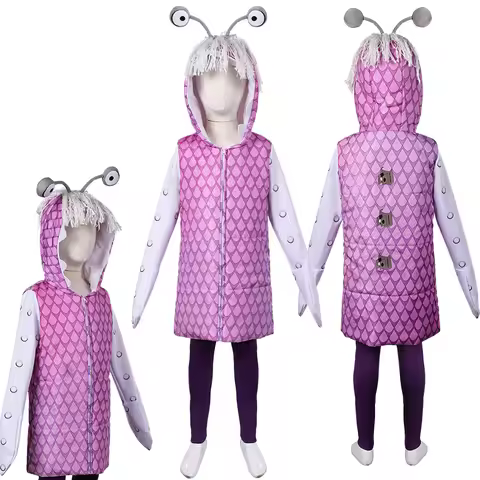 Monsters Inc Boo Cosplay Fantasy Girls Clothing 2001 Cartoon Costume Disguise Teen 6 to 14 Years Rol