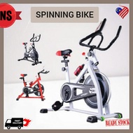 [READY STOCK] Fitness Iron Wheel Exercise Bicycle Cycling Gym Fitness Spin Bike