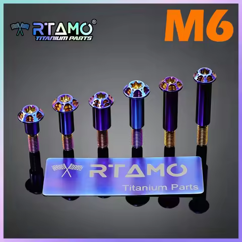 RTAMO M6 Titanium Lever Bolt M6X24/30/31/37/40/45mm Brake Clutch Bolt for Yamaha Honda Forza350 Brem