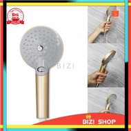 Hand Shower Head Bath Head Set of 3 Large Modes Gold Hose ss02B Gold