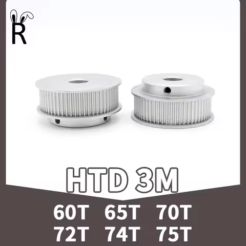 HTD3M Timing Pulley 60Teeth 65Teeth 70Teeth 72Teeth 74Teeth 75Teeth Wheel 3M 60T 65T 70T 72T 74T 75T