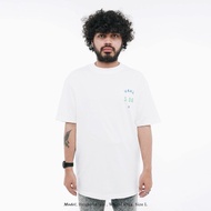 UNKL347 White T-Shirt Combed Material Simple Motif KUUP