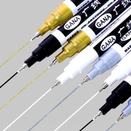 Medium asphalt paint pen 0.7mm thin head paint pen 中柏油漆笔0.7mm细头油漆笔极细针管笔手绘彩色补漆笔不易掉8114Q