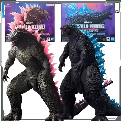 Bandai Original S.H.MonsterArts Godzilla [2024] Evolved Ver.&Godzilla (2024) Evolved Edition Model T