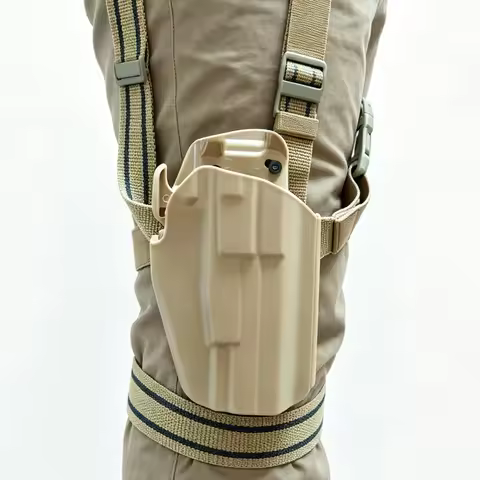 579 Drop Leg Quick Release Gun Holster,Adjustable Thigh Rig with Buckle for VP9,P99,LANXING MP40,P32