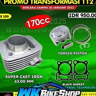 BRT KLX 150 63MM CASTING IRON BLOCK + PISTON