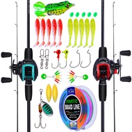 FRRTC Casting Set 7.2:1 Reel Bc Fishing Rod Ml Carbon Complete Set