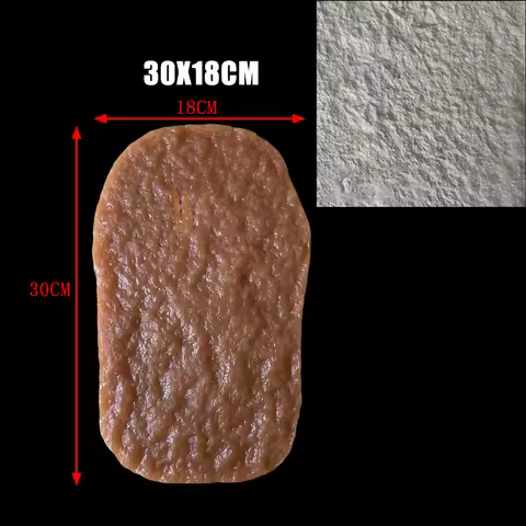 Cement Imitation Stone Texture Imprint Mold 30 * 18Cm Random Stone Texture Plastic Stone Tool Rocker