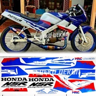 Striping Honda Nsr HRC 150R Flame Blue White Thailand Varnish Resistant