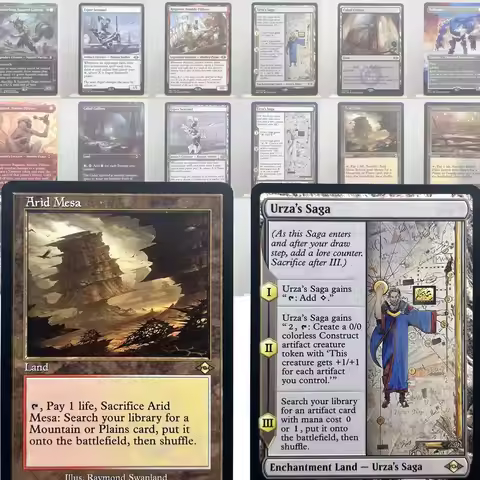 BLC BLB MH2 OTJ HOLO7-002 Tcg Proxy Cards Esper Sentinel Home Play Fetch Lands Cabal Coffers Three T