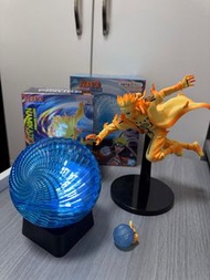 Banpresto 火影Figure 發光螺旋丸、九尾四代