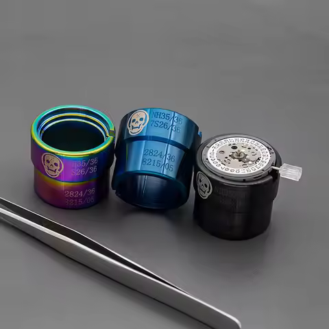 Mod Movement Holder Double-head Copper Fit NH35 NH36 7S26 7S36 8215 8205 2824 2836 Movement Repair T