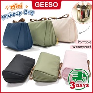 GEESO Make Up Bag lipstick Pouch Mini Waterproof PU Zipper Bag Fashion Travel Portable Women Cosmeti