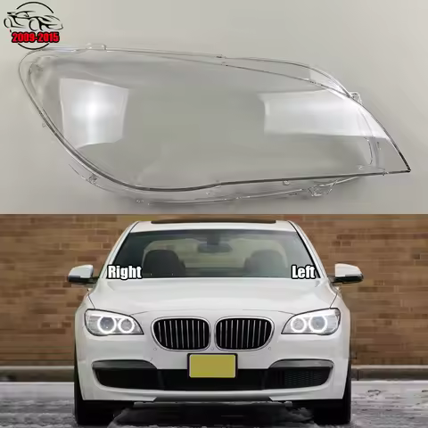 For BMW 7 Series F01 F02 730 735 740 745 750 760 2009-2015 Headlight Shell Lampshade Headlamp Cover 