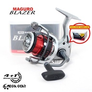 Maguro BLAZER Reel | Power Handle | 800 UL to 3000CBH | Lake Muara Laut River Pond