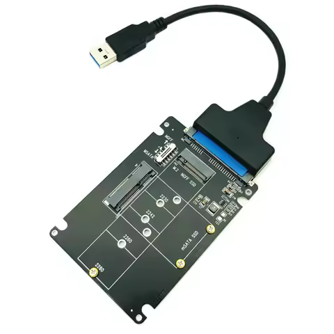 mSATA to SATA Adapter B Key m.2 SATA SSD to SATA Adapter Card mSATA m.2 NGFF to USB Converter for mS
