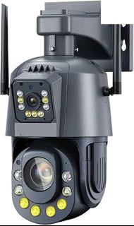 50X Optical Zoom 6MP IP Camera Outdoor Dual Lens Two-Way Audio Wireles CCTV Security Surveillance Ca