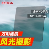 FOTGA 100mm Square Insert Filter 4X4ND Filter ND Filter Medium Gray Density Filter Camera Scenery Ph