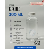 200ml Chili Bottle 200ml Thick Chili Plastic Bottle/ 200ml Thick Round Plastic Bottle/ 200ml Vinegar