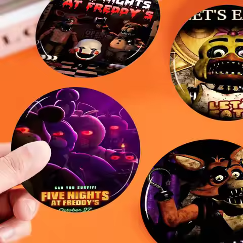 FnaF Customizable Soft Button Pin For Women Creative Jewelry Funny Badge Cartoon Lover Hat