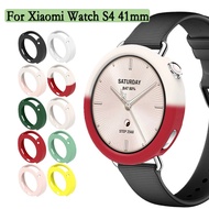 For Xiaomi Watch S4 41mm Soft Silicone Case Protective Shell Colorful Watch Cover Decoration For mi 