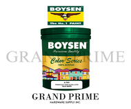 Boysen B-7501 Permacoat Semi-Gloss Latex Tulle White - Durable and Elegant Interior Paint 16L