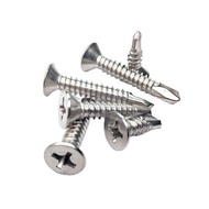 Stainless Steel Screw Countersunk Head Screw Cross Head Screw410M3.5M4.2M4.8M5.5M6.3 RBPG