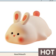 Night Light,Cute Silicone Lamp, Dimmable Light Up Bunny, Night Lamp,Rechargeable Bunny Nightlight, B