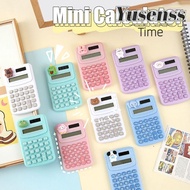 YUSENSS Math Calculator, Cartoon 8-Digit Mini Calculator, Cute Plastic Portable Accounting Calculato