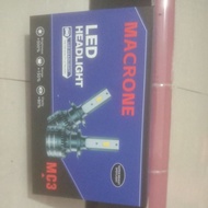 MACRONE 3 color H4 Led bulb