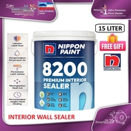 15L Nippon Paint 8200 Premium Interior Sealer (Wall Sealer | Undercoat)