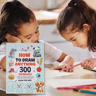 Coloring Cartoon Books for Kids 300 Drawings of Adorable Things Preschool Gifts for Girls and Boys