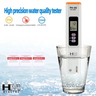 HM Digital PH-80 PH Temperature Meter Hydro Dengan Fungsi Penentukuran Automatik Penguji PH Kualiti 