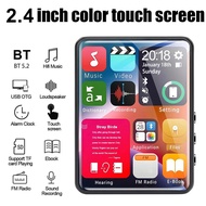 Full Screen Touch 2.4 Inch Mp3 Player with 4GB Memory Bluetooth Hi-Fi Mp4 Player Built-In Speaker wi