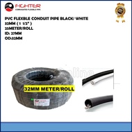 PVC Flexible Conduit Pipe Corrugated Pipe Black  32mm