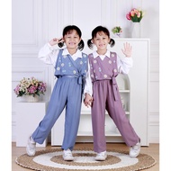 Dungdungkids Setelan Anak 3 in 1 Latifah Vest Rayon Bordir  3 - 12 Tahun