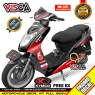 Decal Kymco Free Ex Full Body Stiker Kymco Free Ex Full Body Kymco Free Ex PTRNS