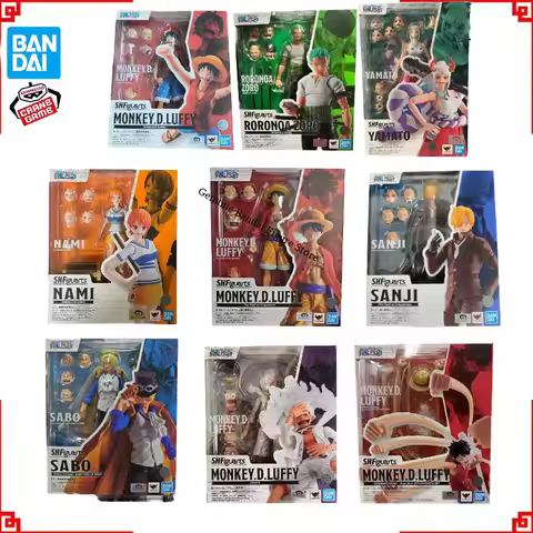 100% Original Bandai S.h.figuarts Shf One Piece Monkey D. Luffy Romance Dawn In Stock Anime Collecti