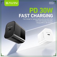 BAVIN Charger PC916 30W/60W PD Fast Charging Charger Compatible for Type-C to Type C & Type-C to iP
