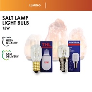 LMG_ THL Tungsram E14 Bulb 15W Salt Lamp Screw Cap Refrigerator Light Mentol Peti Sejuk Lampu Garam Meja Warm Lighting