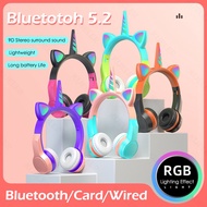 Unicorn Wireless Headphone 5.2 Bluetooth Headphones Foldable Hifi Noise Cancelling Headset with Micr