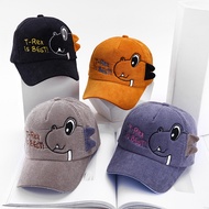 Cute Baby Hat Boy Cartoon Dinosaur Baseball Cap Kids Adjustable Sun Protection Hat