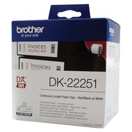 Genuine Brother DK-22251 62MM Continuous Length Paper Label Roll DK22251 DK2251 Original