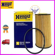 Hengst E212H D231 oil filter for Nissan Navara 2.3 Turbo 2023 - present