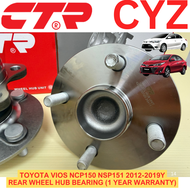 CTR Korea Rear Wheel Hub Bearing Toyota Vios NCP150 NSP151 2012-2019Y (1 Year Warranty) 42450-0D120