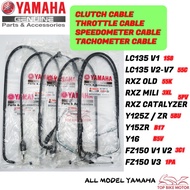 YAMAHA THROTTLE CABLE / SPEEDOMETER CABLE / CLUTCH CABLE / TACHOMETER CABLE Y125 Y15 LC135 FZ150 OLD NEW R25 RXZ Y16