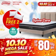 Posture Classic 7 Turn Posture Spring Mattress (10.5") + QQ Bed Frame